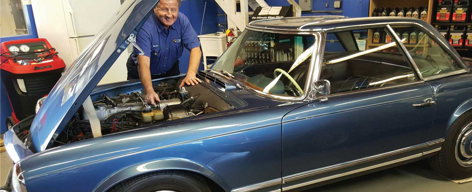 Classic Mercedes-Benz service at Autohaus Salzburg